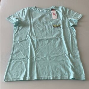 Vineyard Vines Blue Short Sleeve Tee Classic Crew Neck